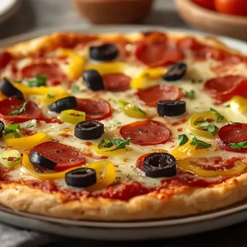 Crispy Tortilla Pizza recipe