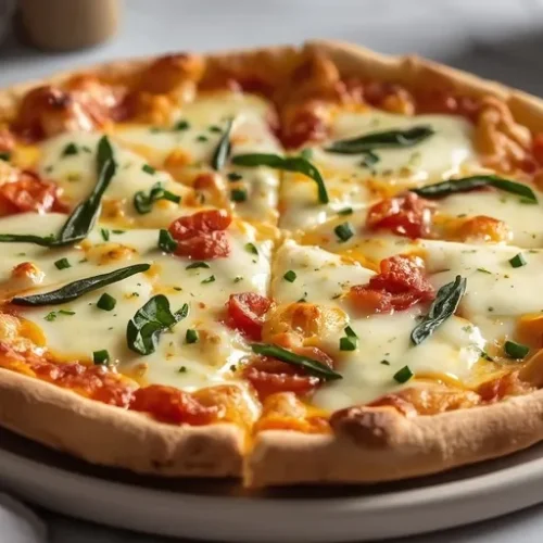 Four Cheese White Pizza recipe