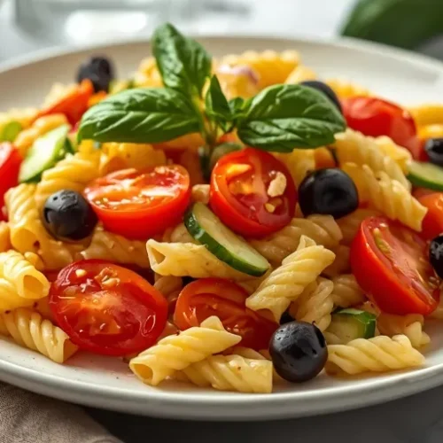 Garden Veggie Pasta Salad recipe
