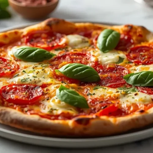 Grilled Margherita Pizza recipe