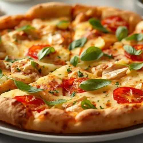 Hawaiian Chicken Pizza recipe