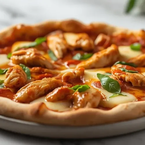 Hot Honey Chicken Pizza recipe