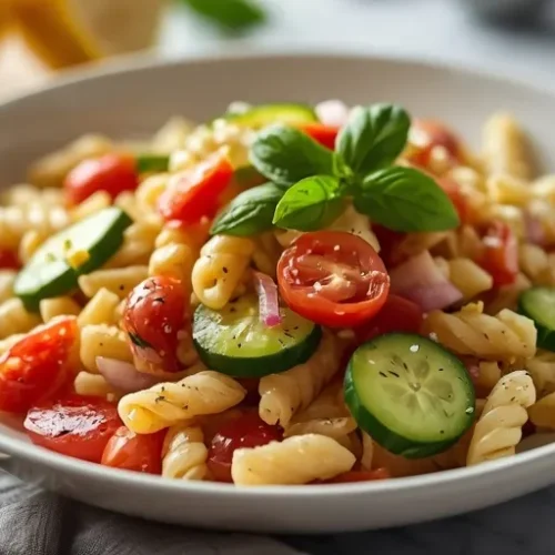 Lemon Orzo Pasta Salad recipe