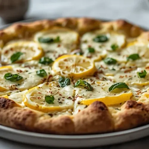 Lemon Ricotta Pizza recipe