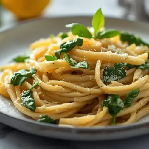 Lemon Ricotta Spinach Pasta recipe