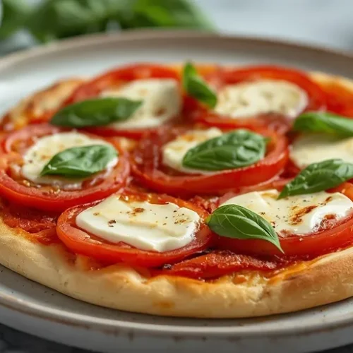 Margherita Flatbread Pizza recipe