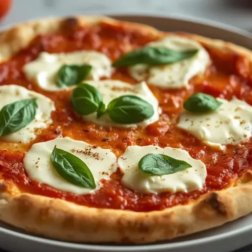 Margherita Naan Pizza recipe