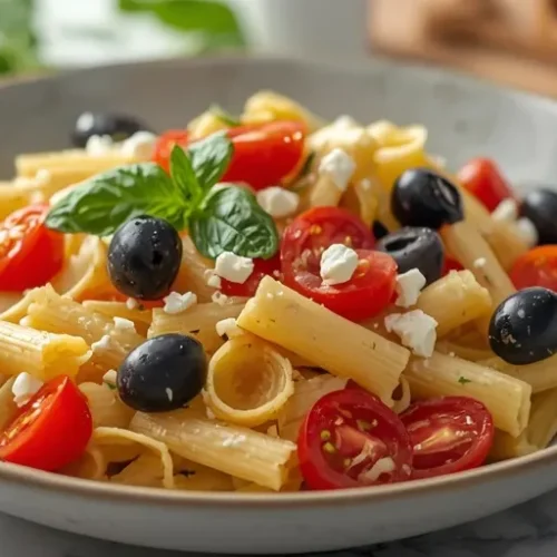 Mediterranean Pasta Salad Bowl recipe