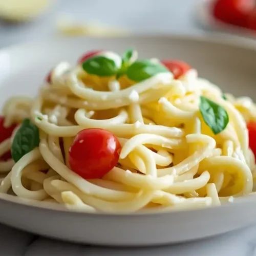 No-Cook Yogurt Lemon Pasta recipe