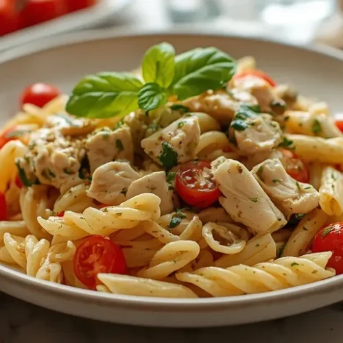 Pesto Chicken Pasta Salad recipe
