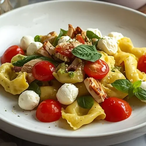 Pesto Tortellini Pasta Salad recipe