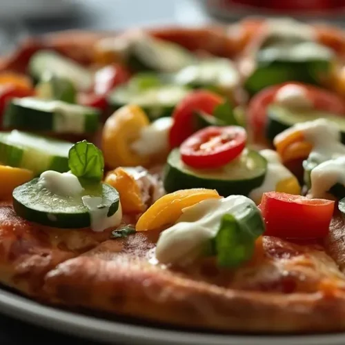 Ranch Veggie Pizza recipe