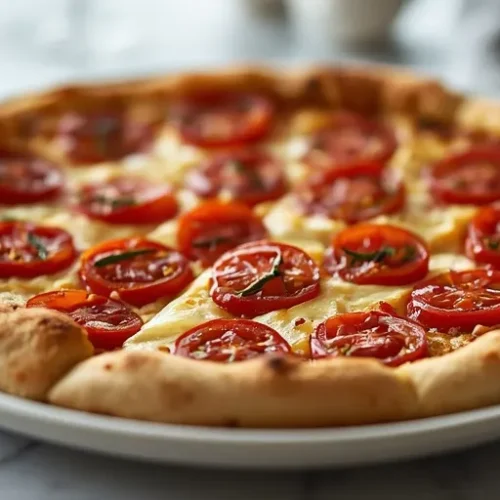 Roasted Cherry Tomato Pizza recipe