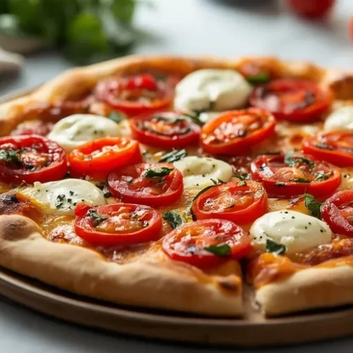 Roasted Tomato Pizza recipe