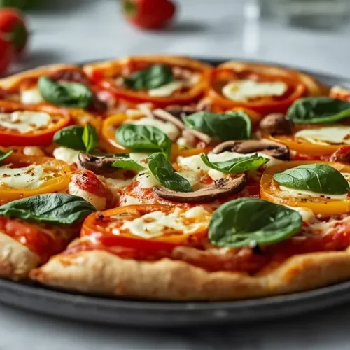 Sheet Pan Veggie Pizza recipe
