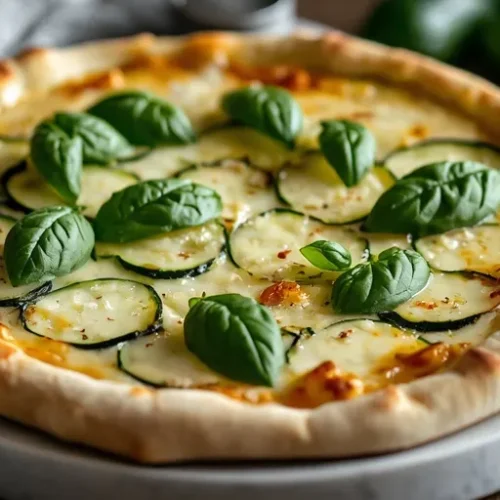 White Pizza With Zucchini recipe