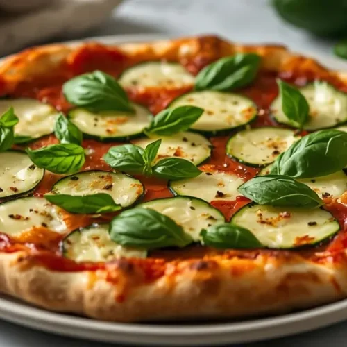 Zucchini Garden Pizza recipe