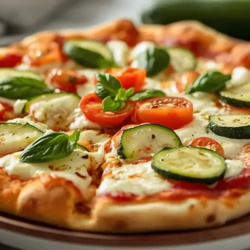 Zucchini Ricotta Pizza recipe