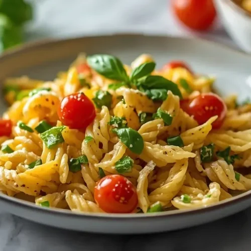 Charred Corn Pasta Salad recipe