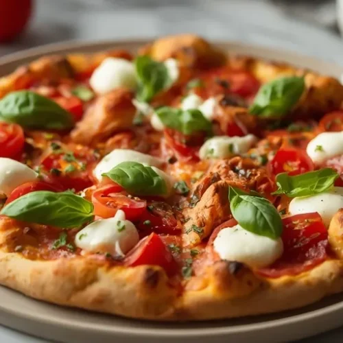 chicken bruschetta pizza recipe