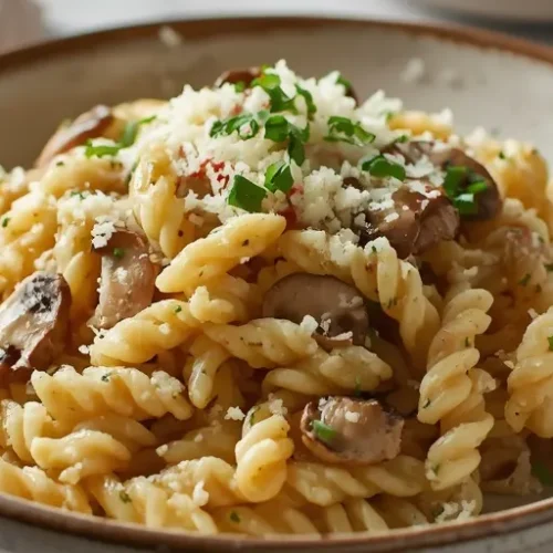 creamy mushroom orzo recipe