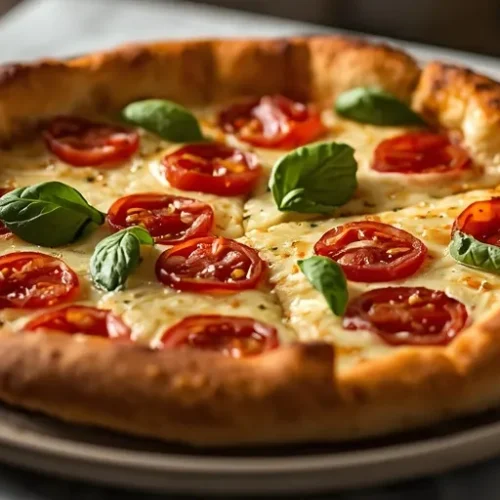 Crispy Cast Iron Pan Pizza recipe
