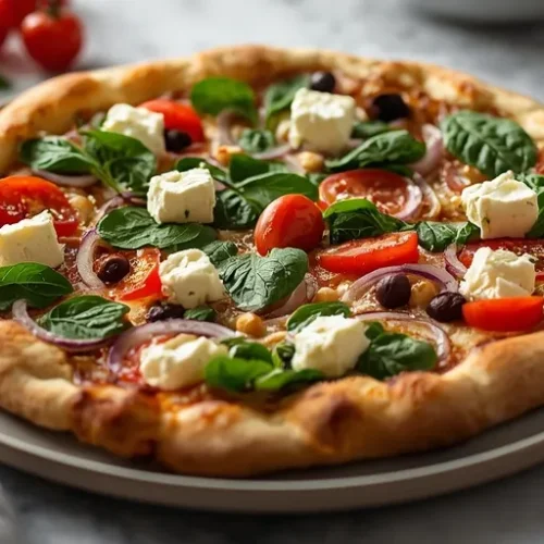 greek pizza recipe