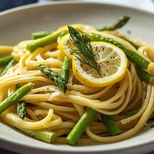 lemon asparagus pasta recipe