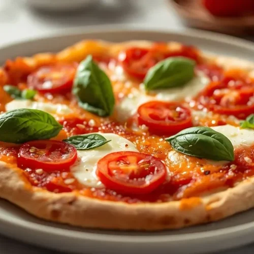 Margherita Pita Pizza recipe