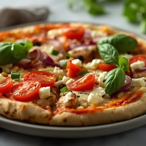 mediterranean chicken pizza recipe