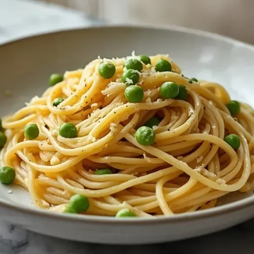 parmesan pea pasta recipe