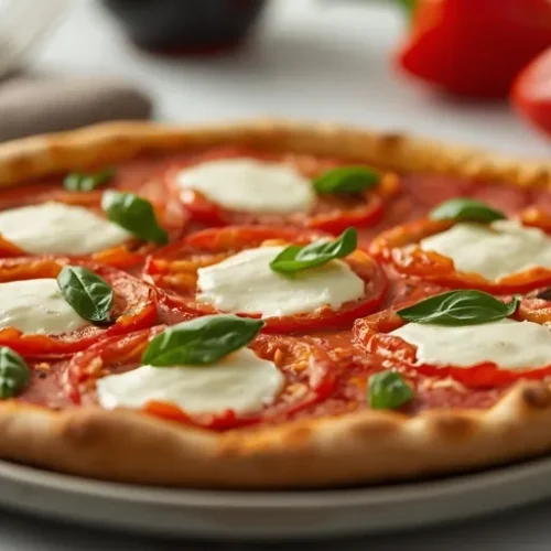 roasted pepper pizza recipe