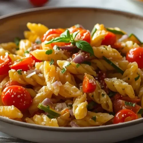 Roasted Vegetable Orzo Pasta recipe