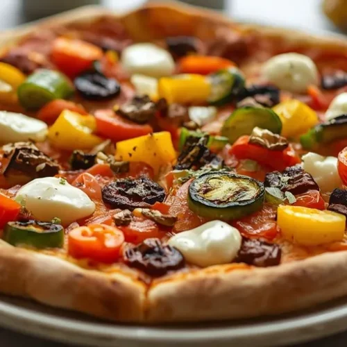 roasted vegetable pizza recipe
