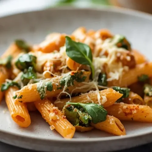spinach ricotta pasta bake recipe