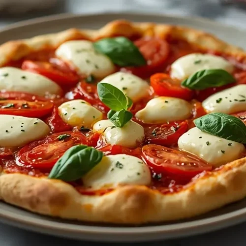 Caprese Margherita Flatbread recipe