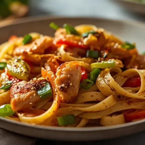 Chicken Fajita Pasta recipe