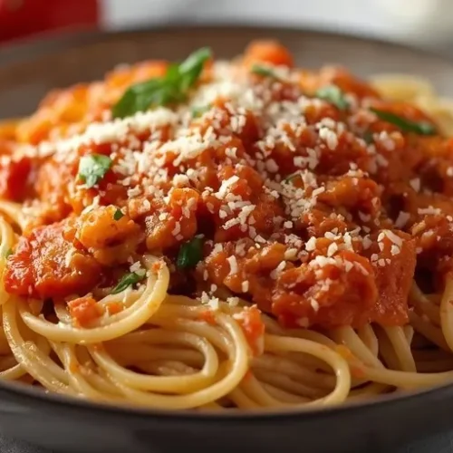 Creamy Tomato Garlic Pasta recipe