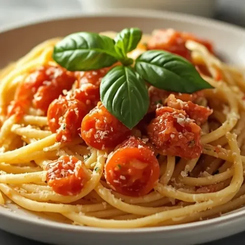 Creamy Tomato Garlic Pasta recipe
