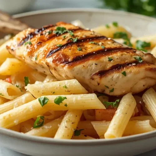 meal prep chicken caesar pasta salad recipe