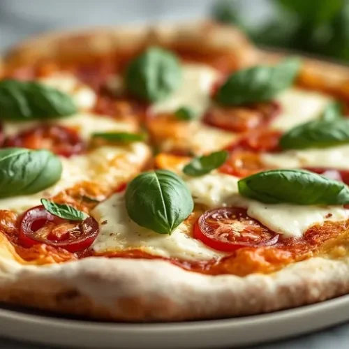 Ricotta Tomato Basil Pizza recipe