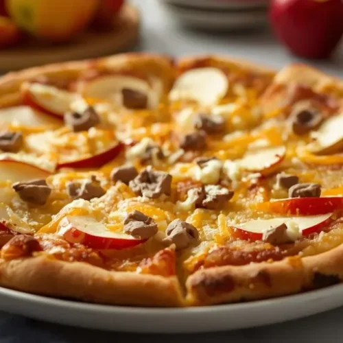 Apple Cheddar Pizza recipe