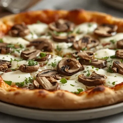 Chestnut Mushroom Pizza recipe