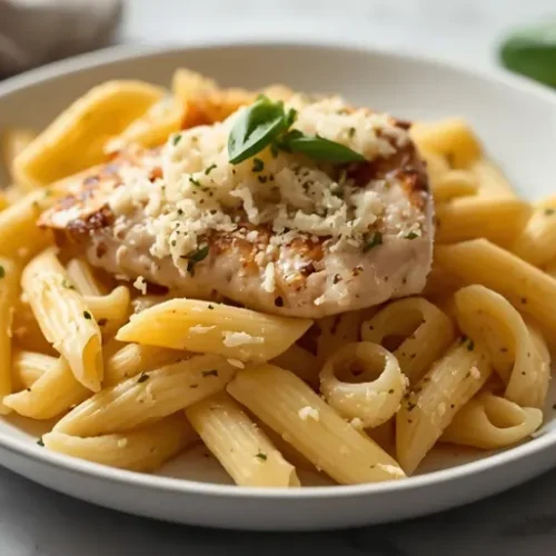 Chicken Basil Parmesan Pasta recipe