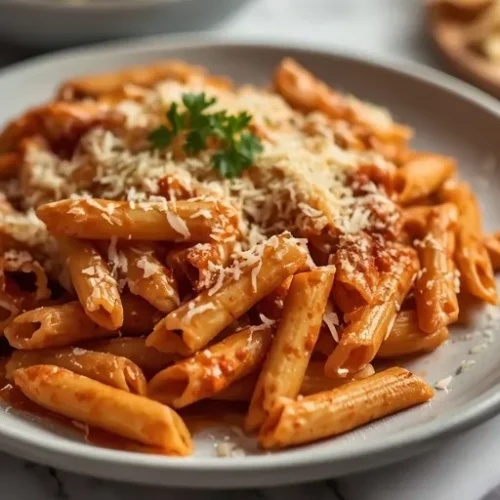 Christmas Leftover Turkey Cheese Pasta Bake recipe