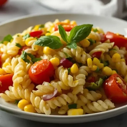 Corn Tomato Orzo Salad recipe