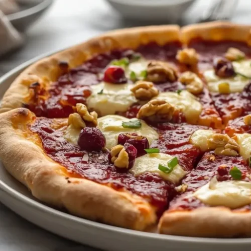Cranberry Brie Pizza recipe