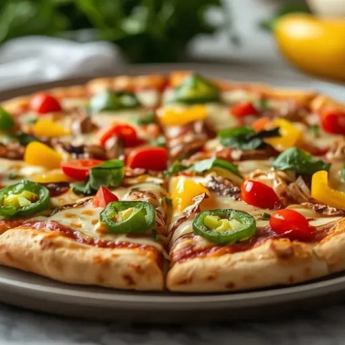 homemade veggie supreme pizza recipe