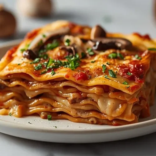 Mushroom Lasagna recipe