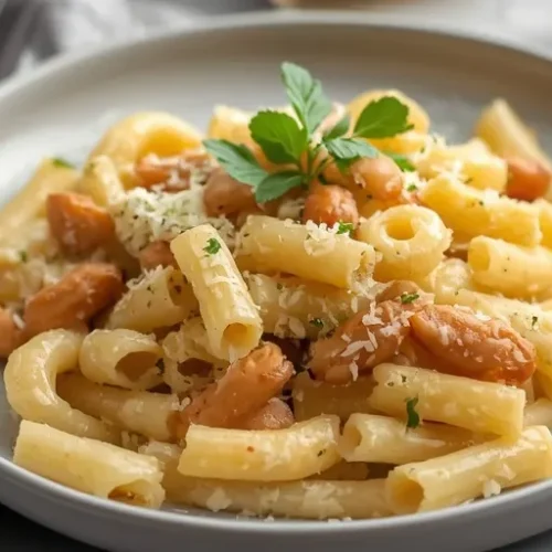 one pot creamy white bean pasta recipe